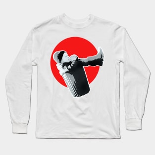 Boy in the bucket Long Sleeve T-Shirt